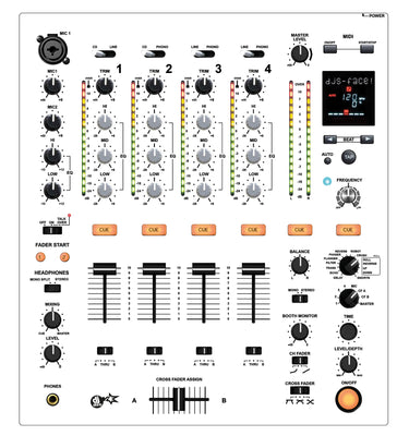 Pioneer DJ DJM 700 Skin White